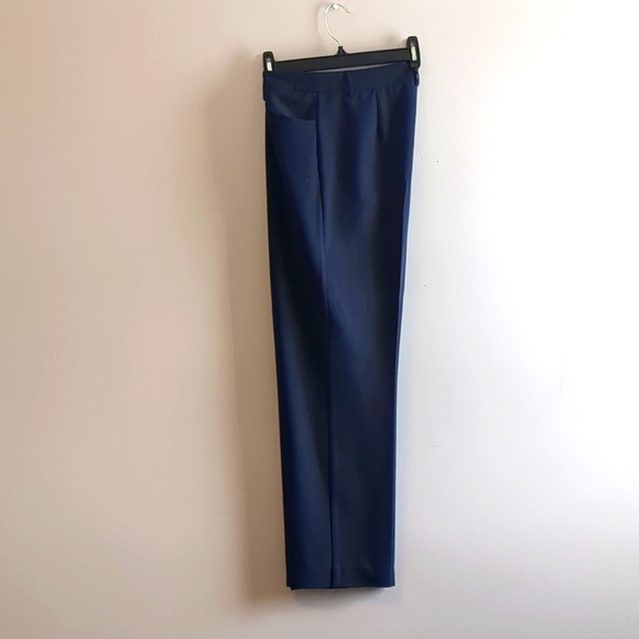 OLSEN EUROPE Mona Straight Navy Blue Women dress pants - S/6 - Picture 3 of 9
